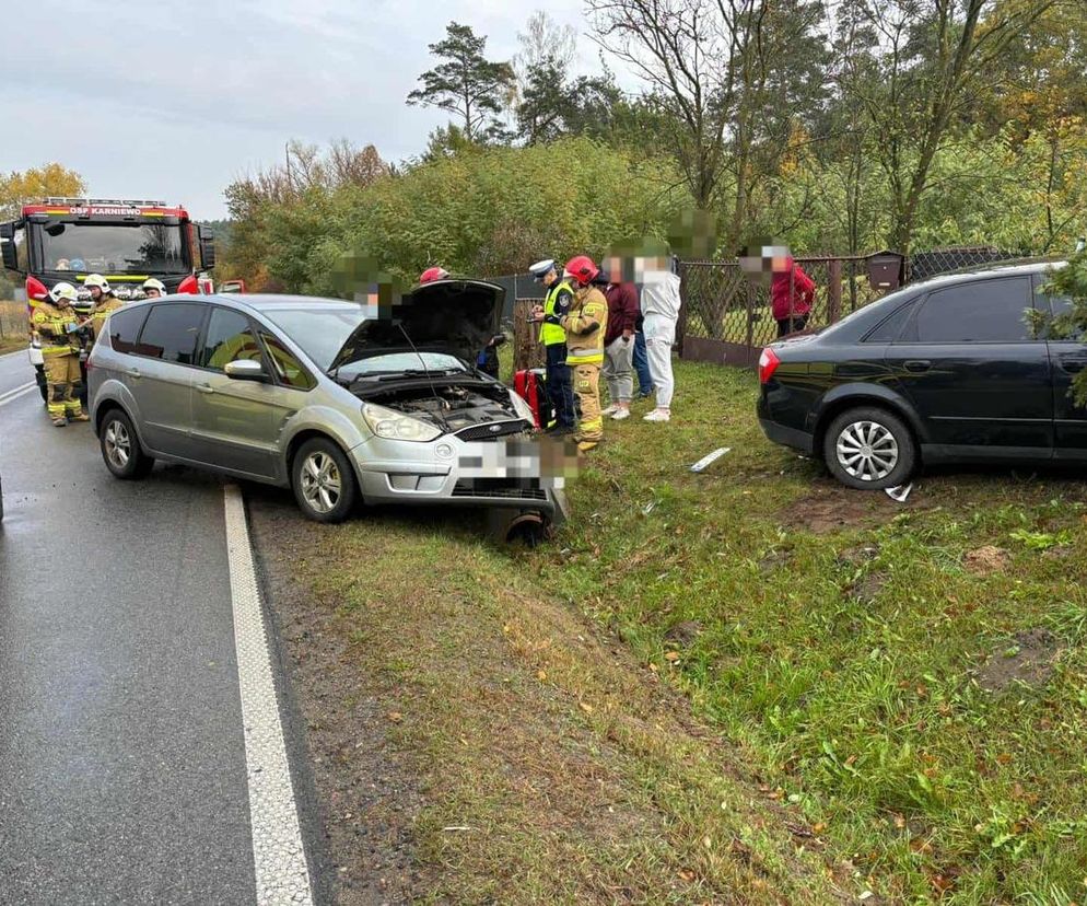 Wypadek w Zakliczewie. Audi wbiło się w ogrodzenie! 28-latka w szpitalu