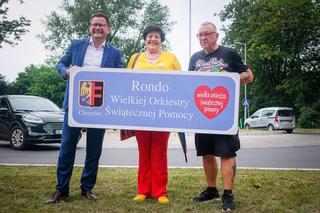 Rondo im. Fundacji WOŚP w Chorzowie już oficjalnie otwarte. W uroczystości uczestniczył Jurek Owsiak