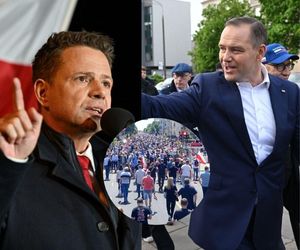 Marsze Trzaskowskiego i Nawrockiego jednego dnia. Czy się spotkają? 