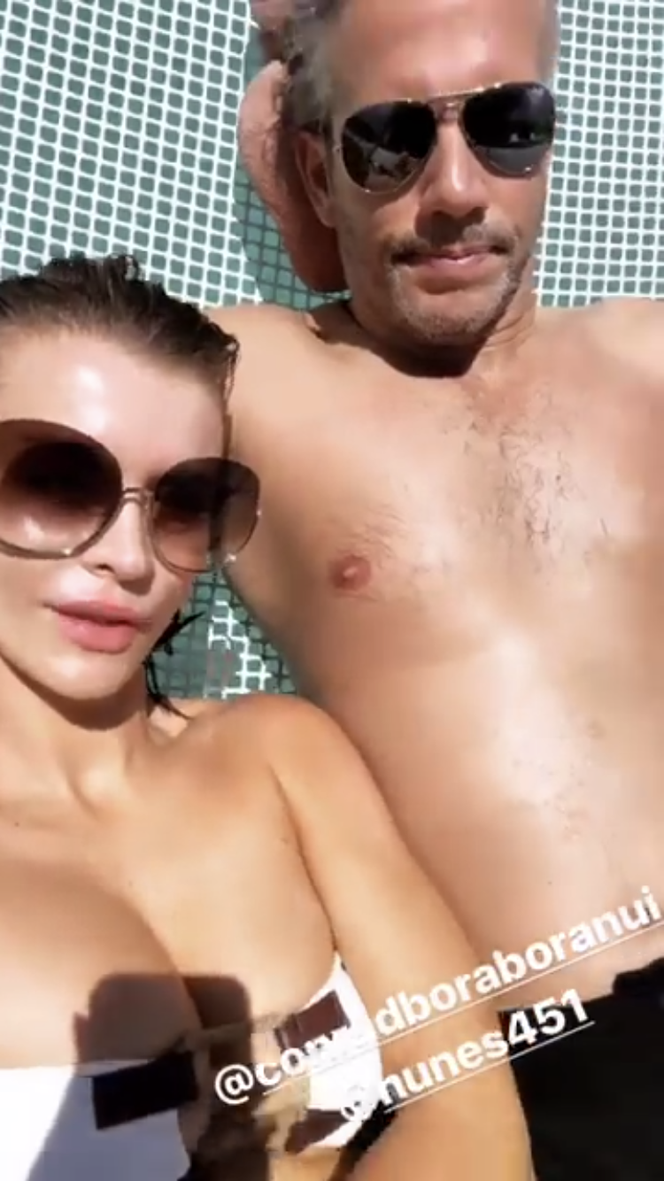 Joanna Krupa z mężem na Bora Bora 