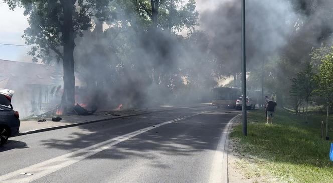 Auto uderzyło w drzewo i stanęło w płomieniach. Spłonęły trzy osoby!