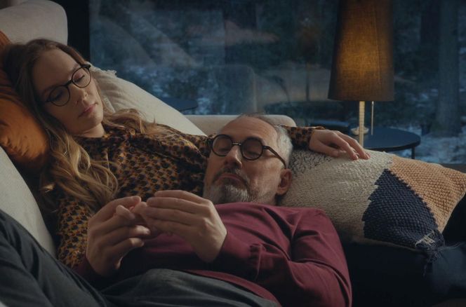 M jak miłość odc. 1868. Sylwia (Hanna Turnau), Adam Werner (Jacek Kopczyński)