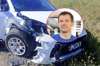 Rajdowy mistrz świata miał wypadek w pobliżu Gołdapi. Sebastien Ogier trafił do szpitala