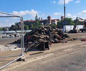 Remont mostu Grunwaldzkiego w Krakowie