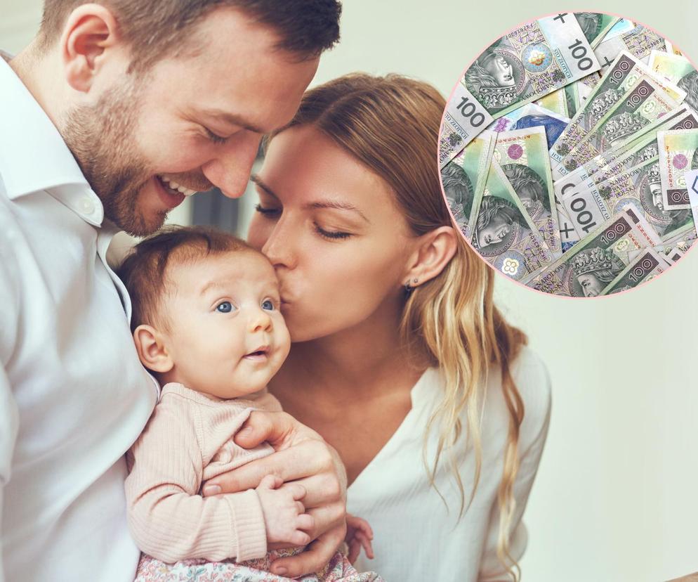 Rodzice dziecko pieniądze