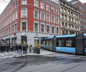 Tramwaj wjechał w sklep w Oslo. Są ranni