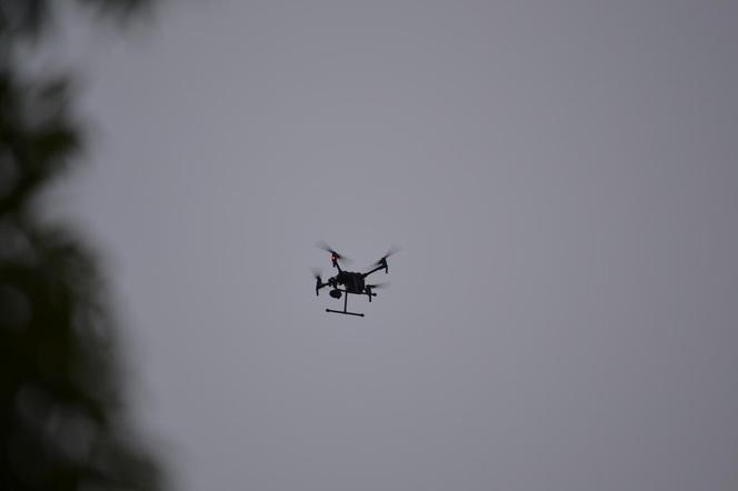 Policjanci z Bochni patrolowali ulice dronem