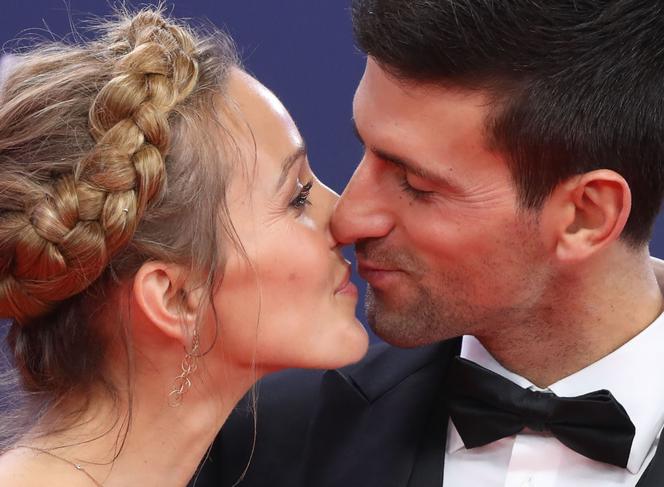 Novak Djoković z żoną