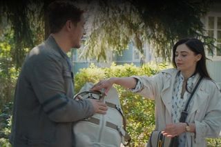 M jak miłość odc. 1880. Iza (Adriana Kalska), Marcin (Mikołaj Roznerski)