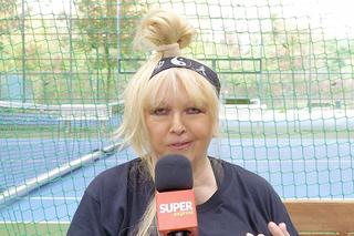 Maryla Rodowicz gra w tenisa