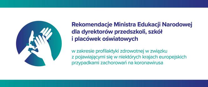 Rekomendacje Ministra Edukacji Narodowej dla dyrektorów przedszkoli, szkół i placówek oświatowych