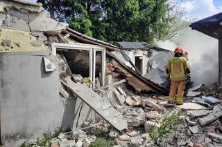 Pożar i zawalenie budynku w Dąbrowie Górniczej