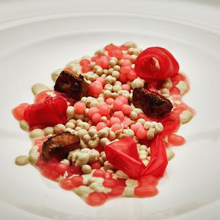 Foie gras z rabarbarem