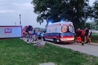 Dramatyczny wypadek na Bagrach. Nie żyje młody mężczyzna