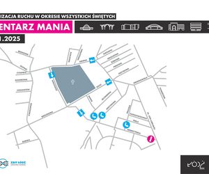 Jak dojechać na łódzkie cmentarze. Wszystkich Świętych 2025