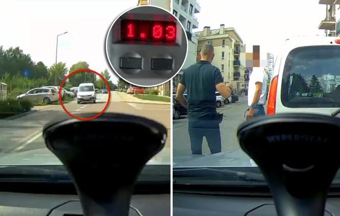 Policja pokazuje dramatyczna nagranie z pijanym kierowcą. 49-latek siał postrach na drogach Piaseczna