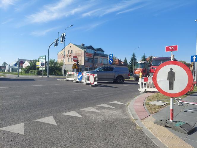 Utrudnienia w ruchu na ul. Szczebrzeskiej w Zamościu