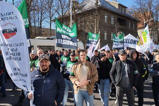 Protest górników pod ministerstwem. Chcą zatrzymać likwidację kopalni