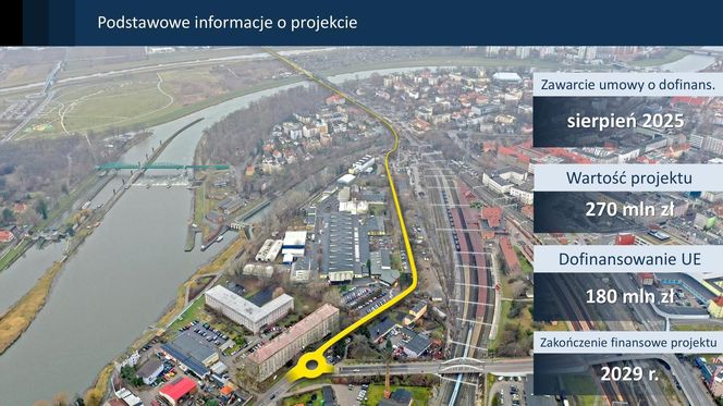 Plan opolskiej średnicówki