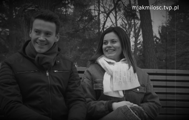 M jak miłość. Jakub Karski (Krzysztof Kwiatkowski), Kasia (Paulina Lasota)