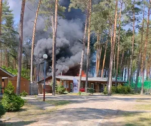 Pożar w popularnym ośrodku wypoczynkowym