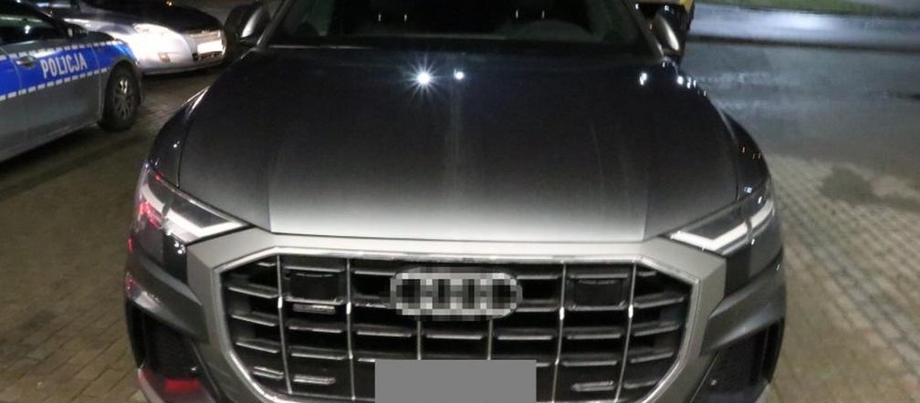 Potężny i luksusowy SUV odzyskany! Policja przechwyciła Audi Q8 o wartości 400 tys. złotych