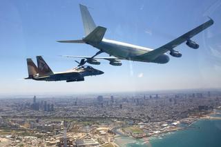 Tankowanie F-15 Eagle Izraelskich Sił Powietrznych