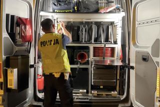 Akcja policji na ulicach Warszawy 