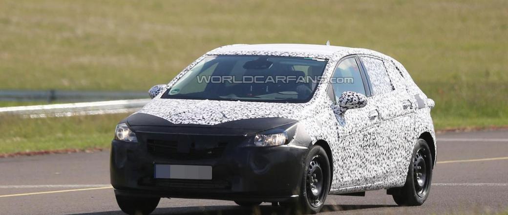 Opel Astra 2015 - zdjęcia szpiegowskie