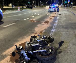 Śmiertelny wypadek na Bazyliańskiej. Nie żyje motocyklista