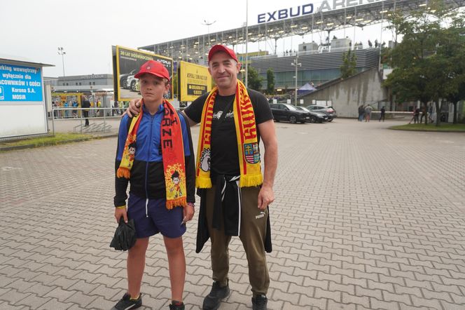 Kibice na meczu Korona Kielce - Legia Warszawa