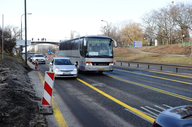 Trasa Łazienkowska zamknięta. Rozpoczął się wielki remont