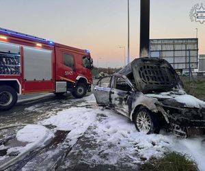 Tragiczny wypadek w Mikołowie. Kierowca spłonął w samochodzie 