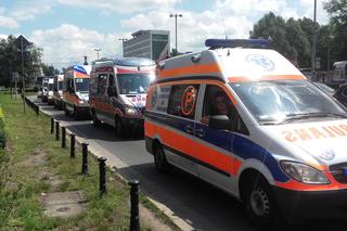 Protest ratowników medycznych we Wrocławiu