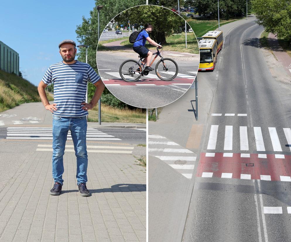 To czarny punkt na rowerowej mapie Warszawy. Radny Białołęki interweniuje w sprawie niebezpiecznej ścieżki 