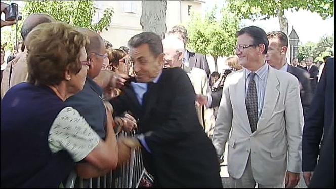 Atak na prezydenta Nicolasa Sarkozy'ego