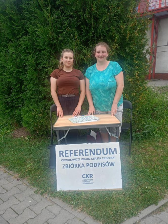 Trwa zbiórka podpisów do referendum w Cieszynie