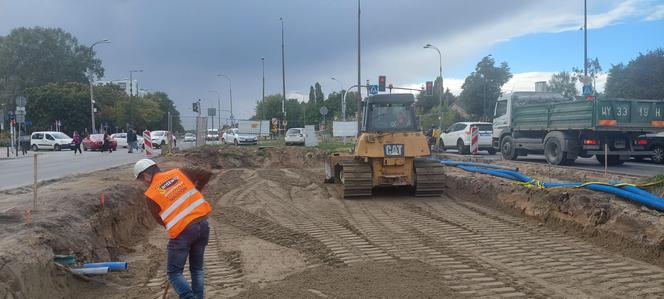 Budowa linii tramwajowej na ul. Kasprzaka w Warszawie