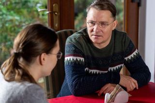 Na sygnale, odc. 672. Artur Góra (Tomasz Piątkowski), Katia (Alicja Chmielewska) 