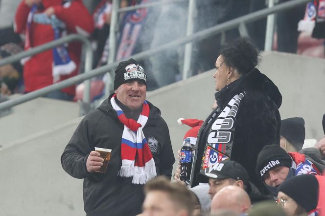 Kibice na meczu Górnik Zabrze - Lech Poznań