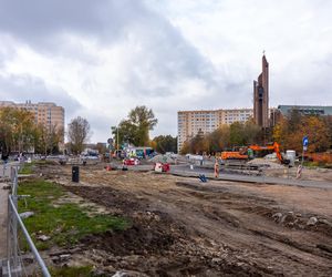 Budowa tramwaju na Stegny w Warszawie