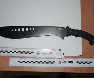 Najpierw groził śmiercią, później przyszedł z maczetą. Agresywny 29-latek w areszcie