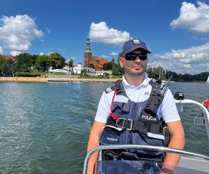 Bezpieczne wakacje nad wodą w kujawsko-pomorskim. Nad zdrowiem i życiem wypoczywających czuwa policja [GAELRIA]