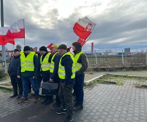 Protest rolników w Kołbaskowie