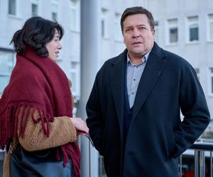 Na Wspólnej odc. 3997. Klaudia (Justyna Karłowska), Michał (Robert Kudelski)