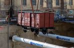 Tak wagon trafił do podziemi Muzeum Getta Warszawskiego