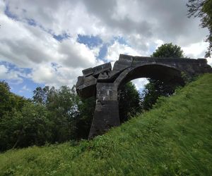 Zwalony most w Grądach Kruklaneckich