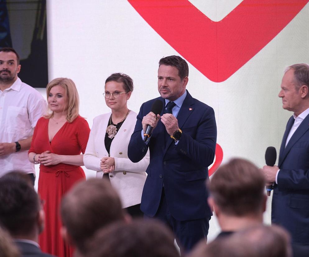 Rafał Trzaskowski po ogłoszeniu wyników exit poll