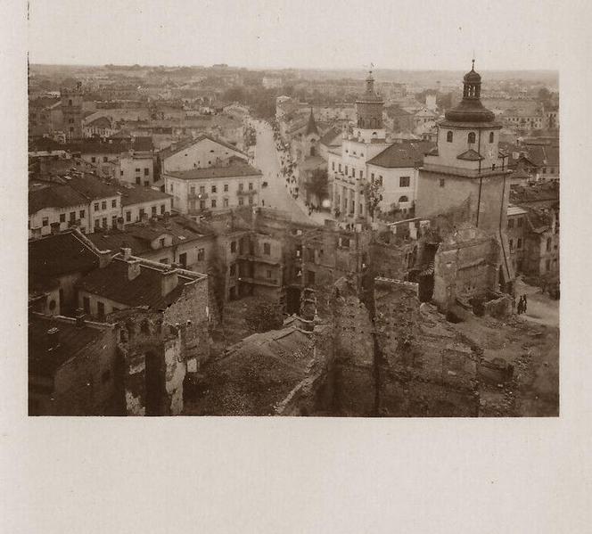 Tak wyglądał Lublin po bombardowaniu. Ogrom zniszczeń był niewyobrażalny! Zobacz zdjęcia