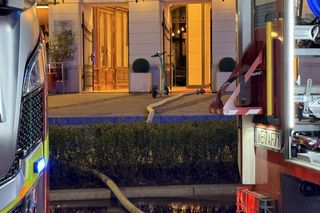 Pożar restauracji na placu Bankowym